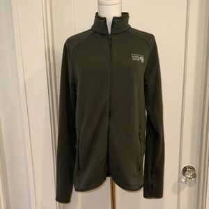 Mountain Hardwear Dark Green Fleece Jacket